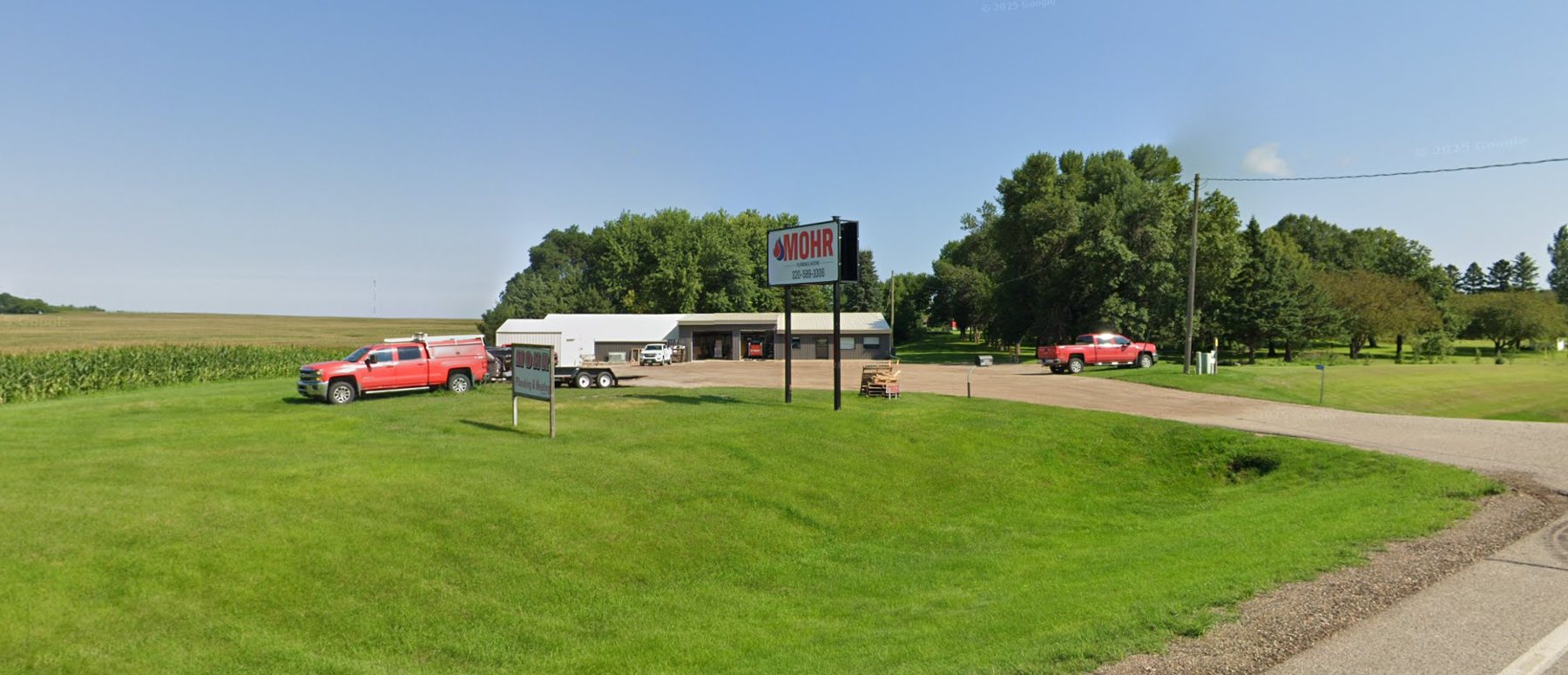 Mohr Plumbing and Heating shop in Morris Minnesota