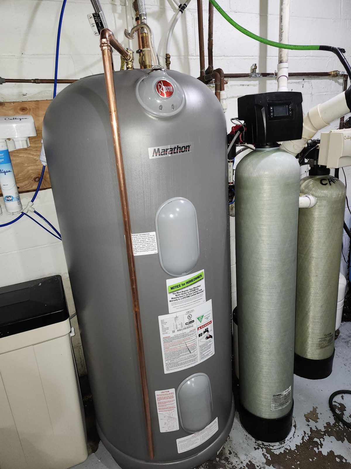 Water heater and mechanical system service
